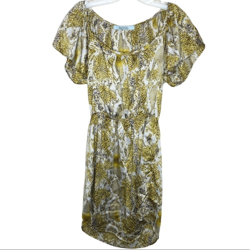 Karlie Snake Print Dress